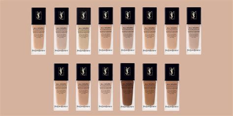 ysl foundation or loreal foundation the same|YSL foundation lines.